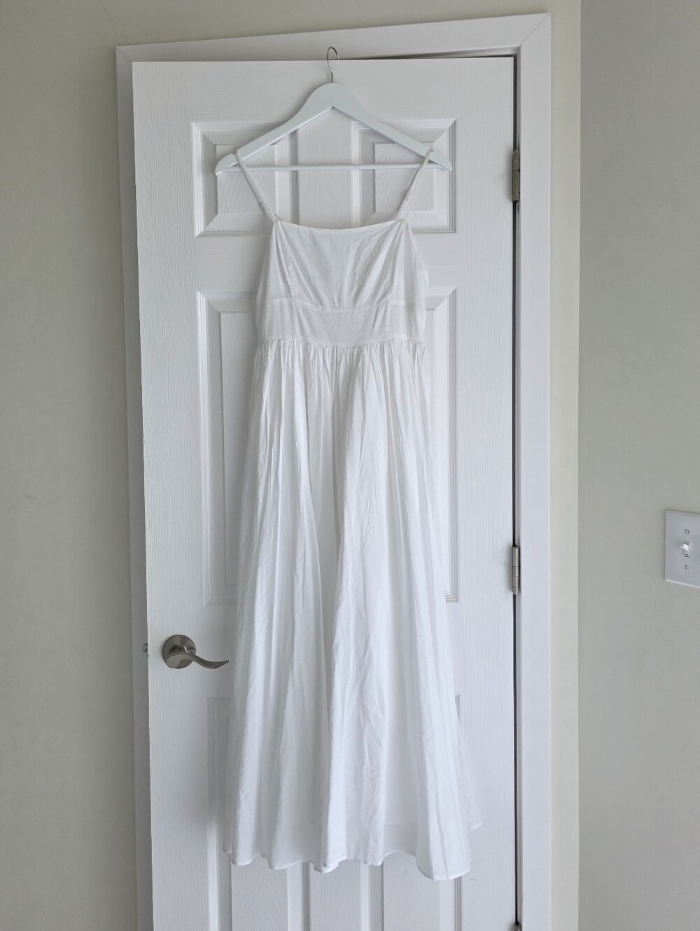 ON·34TH White Spaghetti Strap Maxi Dress